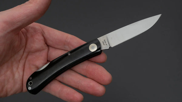 MOKI Shima Owl Folding Knife Linen Micarta Handle (Medium) - Tetogi
