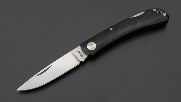 MOKI Shima Owl Folding Knife Linen Micarta Handle (Medium) - Tetogi
