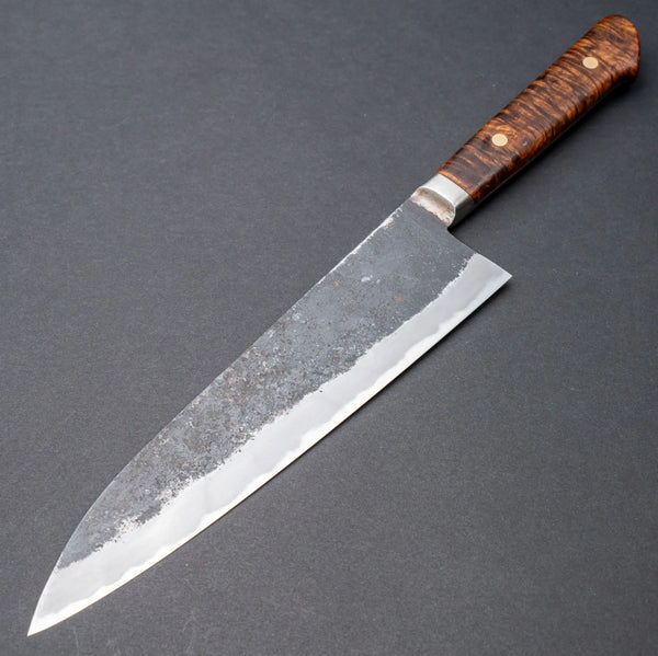 Morihei Hisamoto Kurouchi White #1 Gyuto 210mm Ringed Gidgee Handle (Fine Finish) Product vendor