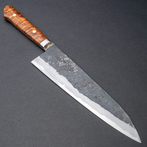 Morihei Hisamoto Kurouchi White #1 Gyuto 210mm Ringed Gidgee Handle (Fine Finish) Product vendor