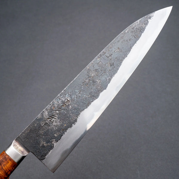 Morihei Hisamoto Kurouchi White #1 Gyuto 210mm Ringed Gidgee Handle (Fine Finish) Product vendor