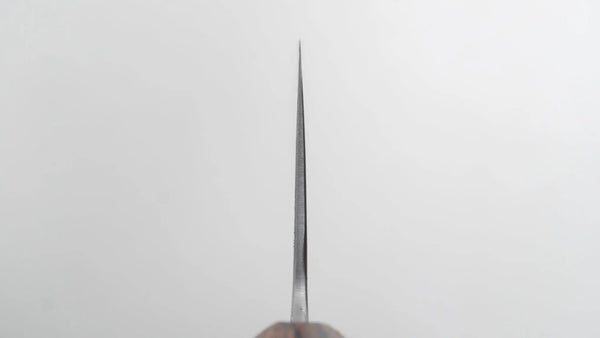 Morihei Kikuyu Blue #2 Damascus Nakiri 165mm Walnut Handle - Tetogi