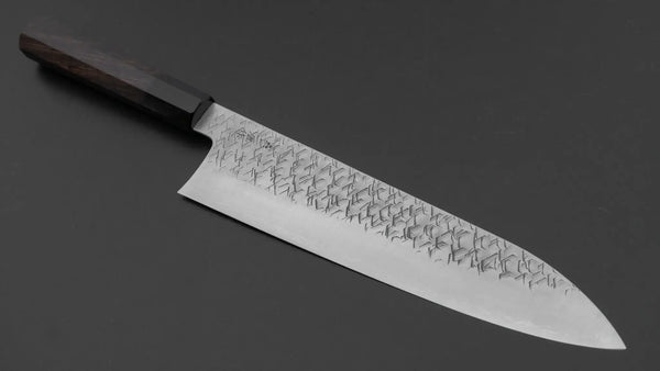Nigara Blue Super Gyuto 240mm Ebony Handle - Tetogi