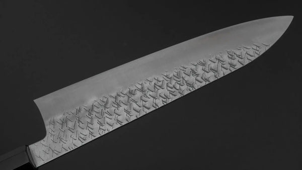 Nigara Blue Super Gyuto 240mm Ebony Handle - Tetogi