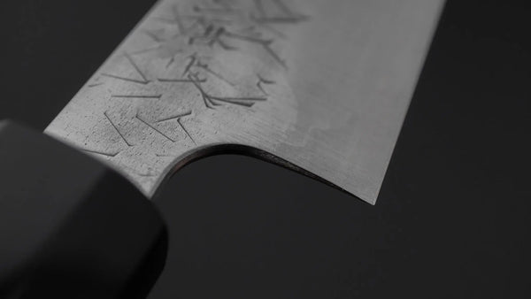 Nigara Blue Super Petty 150mm Ebony Handle - Tetogi