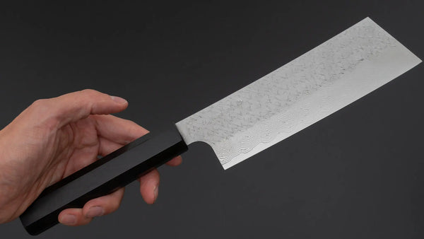 Nigara SG STRIX Nakiri 180mm Ebony Handle - Tetogi