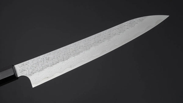 Nigara SG STRIX Sujihiki 240mm Ebony Handle - Tetogi