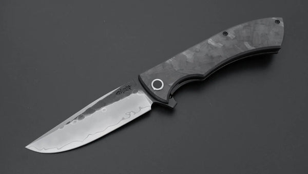 Nigara SG2 Folding Knife Carbon Fiber Handle - Tetogi