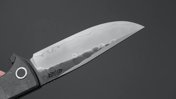 Nigara SG2 Folding Knife Carbon Fiber Handle - Tetogi