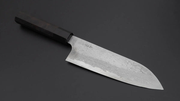 Nigara VG XEOS Santoku 170mm Ebony Handle - Tetogi
