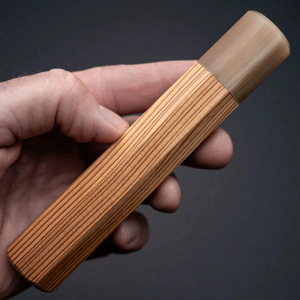 Riisgaard Custom Sugi Cedar Octagonal Handle (Santoku / 210mm Gyuto) - Tetogi