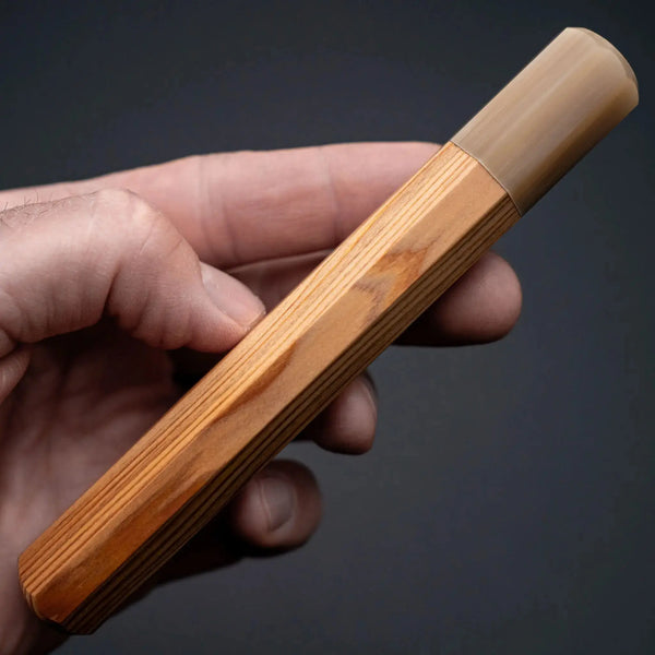 Riisgaard Custom Sugi Cedar Octagonal Handle (Santoku / 210mm Gyuto) - Tetogi