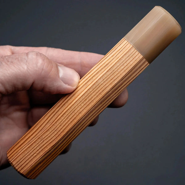 Riisgaard Custom Sugi Cedar Octagonal Handle (Santoku / 210mm Gyuto) - Tetogi