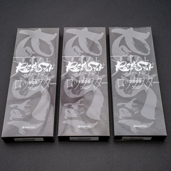 Shapton Rockstar - Vådstenssæt 500/1000/3000 - Tetogi