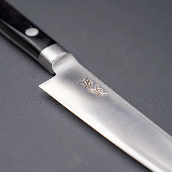 Sukehisa Made Marugo Swedish Carbon Petty 120mm Pakka Handle (Old Stock) - Tetogi