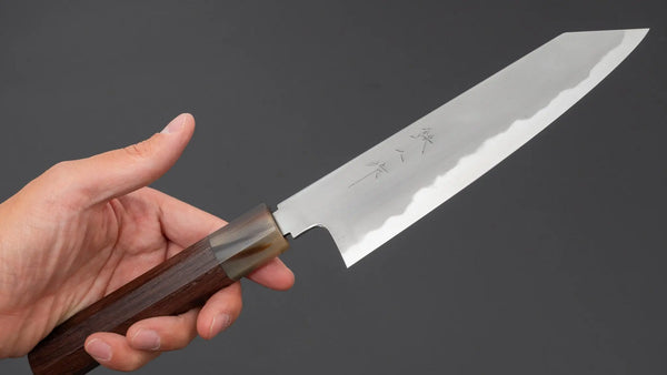 Tetsujin Blue 2 Kasumi Kiritsuke Gyuto 180mm Taihei Wood Handle - Tetogi