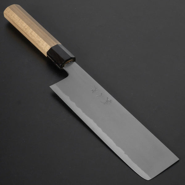 Tetsujin Blue #2 Kasumi Nakiri 180mm Ho Wood Handle - Tetogi