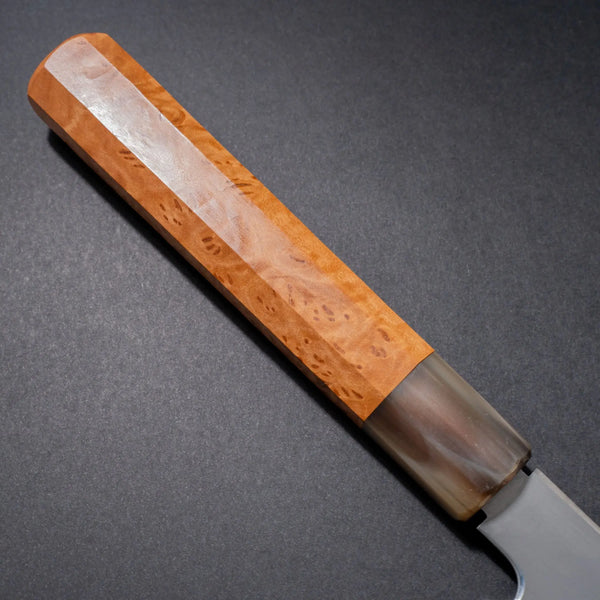 Tetsujin Silver #3 Kasumi Gyuto 240mm Riisgaard Elm Burl Handle - Tetogi