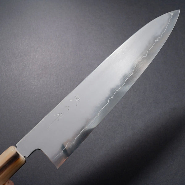 Tetsujin Silver #3 Kasumi Gyuto 240mm Riisgaard Gidgee Handle - Tetogi