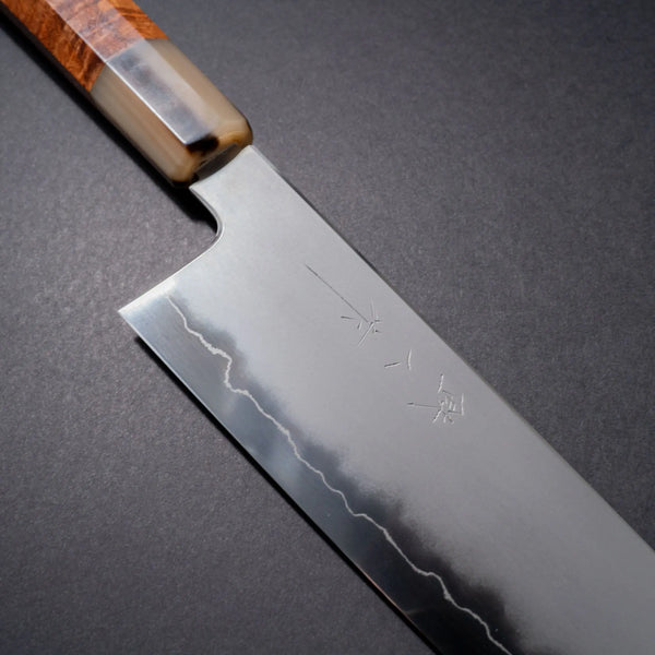 Tetsujin Silver #3 Kasumi Gyuto 240mm Riisgaard Gidgee Handle - Tetogi