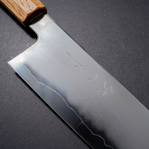 Tetsujin Silver #3 Kasumi Gyuto 240mm Riisgaard Oak Handle - Tetogi
