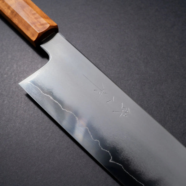 Tetsujin Silver #3 Kasumi Gyuto 240mm Riisgaard Teak Handle - Tetogi