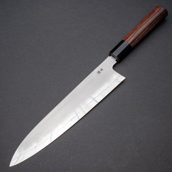 Tetsujin Silver #3 Kasumi Gyuto 240mm Taihei Makassar Ebony Handle Product vendor