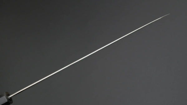 Tetsujin Silver 3 Kasumi Gyuto 240mm Taihei Makassar Ebony Handle (Blond Horn) - Tetogi