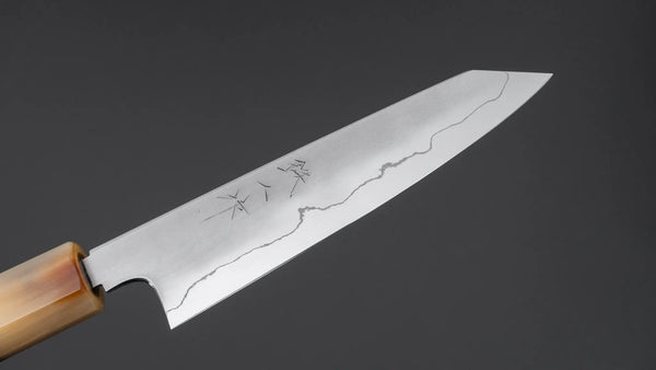 Tetsujin Silver #3 Kasumi Kiritsuke Petty 135mm Lacewood Handle - Tetogi