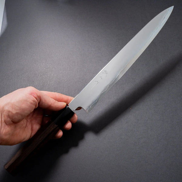 Tetsujin Silver #3 Kasumi Sujihiki 270mm Taihei Rosewood Handle - Tetogi