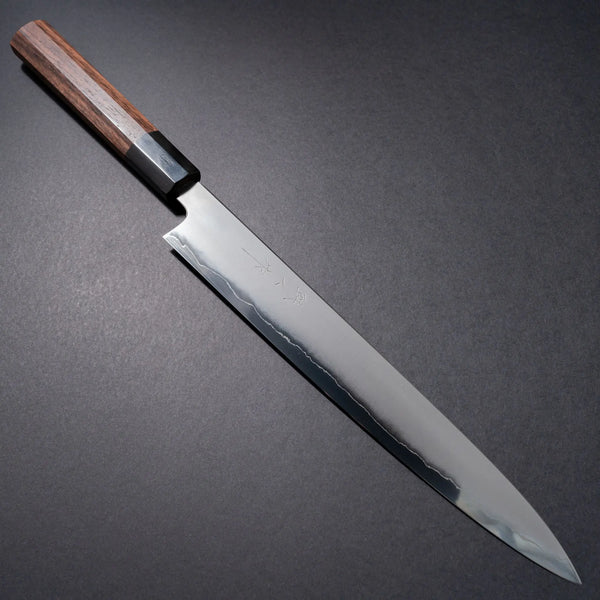 Tetsujin Silver #3 Kasumi Sujihiki 270mm Taihei Rosewood Handle - Tetogi