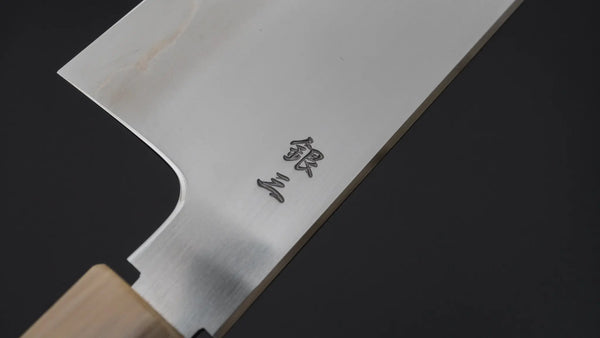 Tetsujin Silver #3 Ukiba Kiritsuke Gyuto 240mm Lacewood Handle - Tetogi