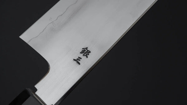 Tetsujin Silver #3 Ukiba Kiritsuke Gyuto 240mm Yakusugi Cedar Handle - Tetogi