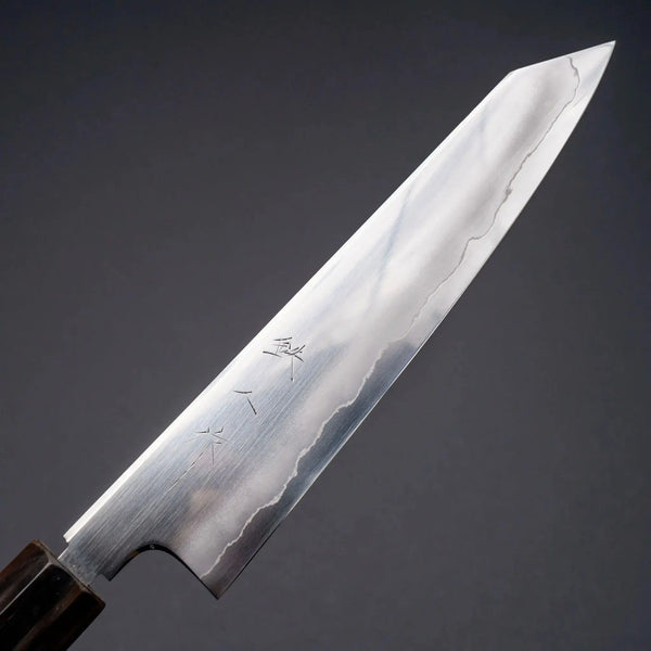 Tetsujin Silver 3 Ukiba Kiritsuke Petty 165mm Taihei Makassar Ebony Handle - Tetogi