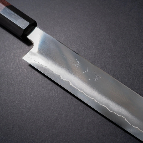 Tetsujin Silver #3 Ukiba Kiritsuke Sujihiki 270mm Taihei Tagayasan Handle - Tetogi