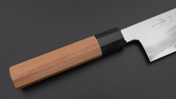Tetsujin Silver #3 Ukiba Nakiri 180mm Yakusugi Cedar Handle - Tetogi