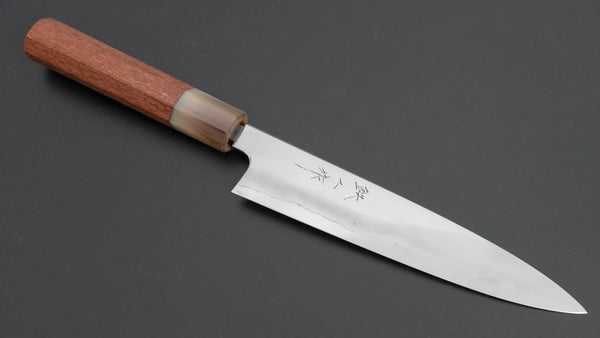 Tetsujin Silver #3 Ukiba Petty 165mm Lacewood Handle - Tetogi