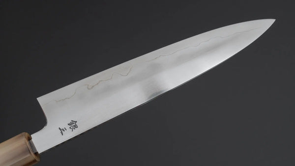 Tetsujin Silver #3 Ukiba Petty 165mm Lacewood Handle - Tetogi