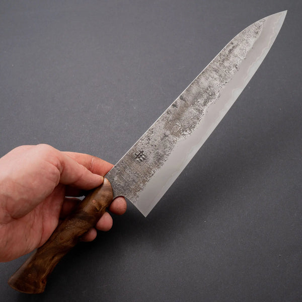 Tobias Heldqvist Gyuto 135cr3 245mm Elmburl Handle - Tetogi