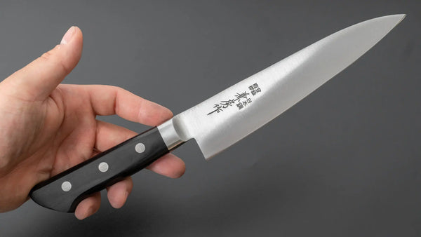 Fujiwara Kanefusa SK High Carbon Gyuto 180mm Pakka Handle - Tetogi