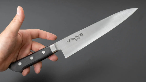 Fujiwara Kanefusa SK High Carbon Gyuto 210mm Pakka Handle - Tetogi