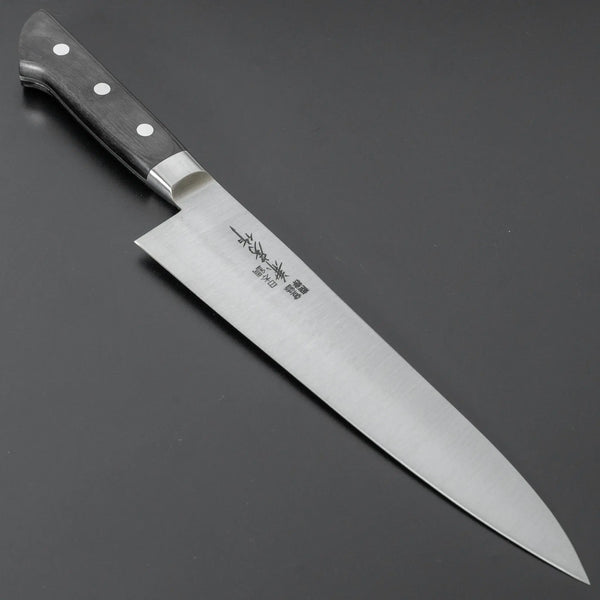 Fujiwara Kanefusa SK High Carbon Gyuto 210mm Pakka Handle - Tetogi