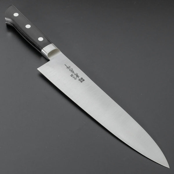 Fujiwara Kanefusa SK High Carbon Gyuto 240mm Pakka Handle - Tetogi