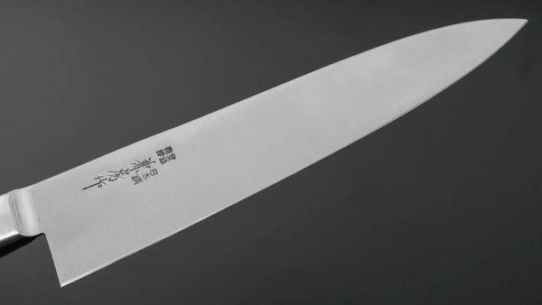 Fujiwara Kanefusa SK High Carbon Gyuto 240mm Pakka Handle - Tetogi
