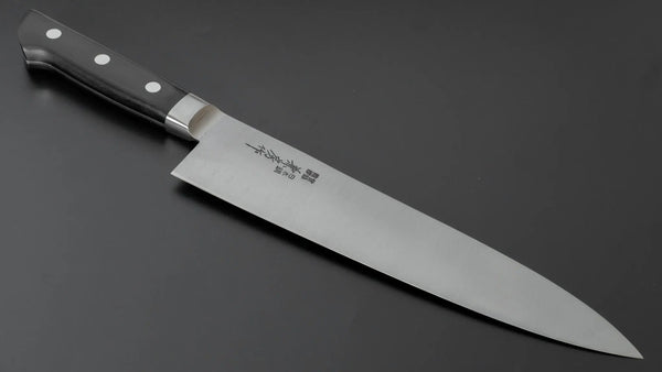 Fujiwara Kanefusa SK High Carbon Gyuto 240mm Pakka Handle - Tetogi