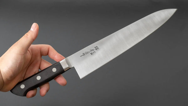 Fujiwara Kanefusa SK High Carbon Gyuto 270mm Pakka Handle - Tetogi