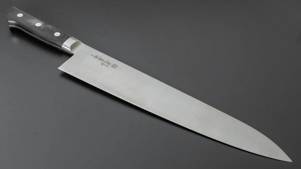 Fujiwara Kanefusa SK High Carbon Gyuto 300mm Pakka Handle - Tetogi