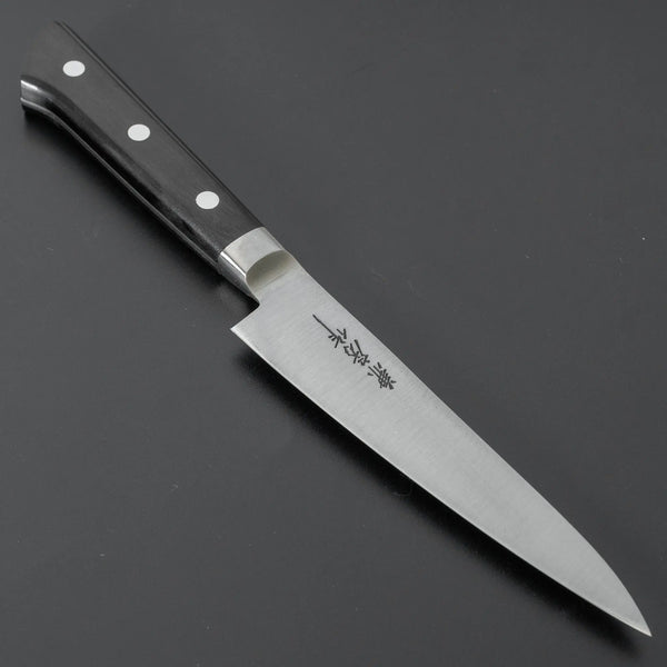Fujiwara Kanefusa SK High Carbon Petty 120mm Pakka Handle - Tetogi
