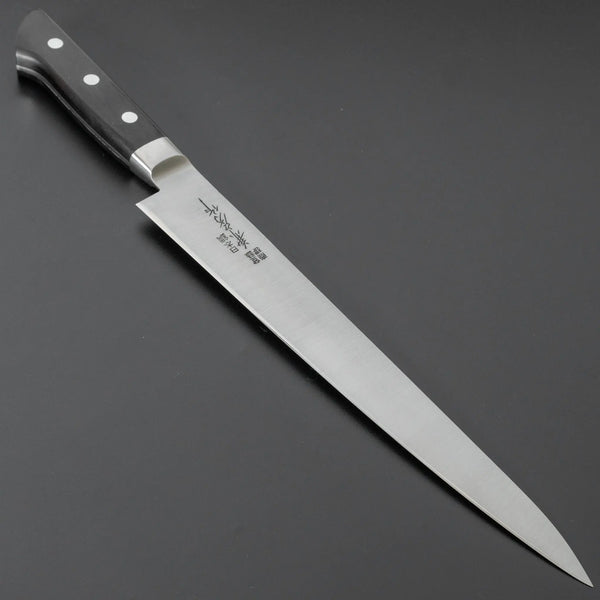 Fujiwara Kanefusa SK High Carbon Sujihiki 240mm Pakka Handle - Tetogi
