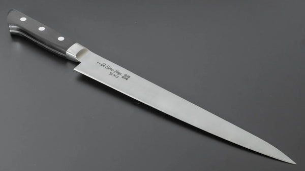 Fujiwara Kanefusa SK High Carbon Sujihiki 240mm Pakka Handle - Tetogi